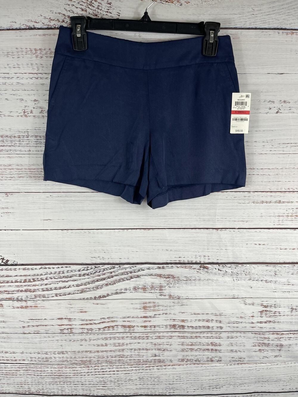 Maison Jules Shorts Women's XS High Waist Tencel Resort Pockets Casual Summer